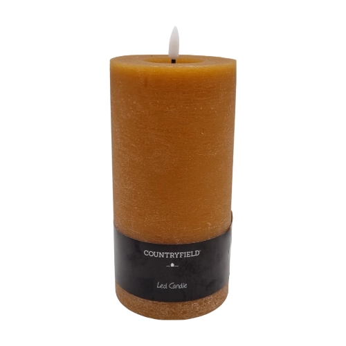 313 - Echtwachs Stumpenkerzen LED