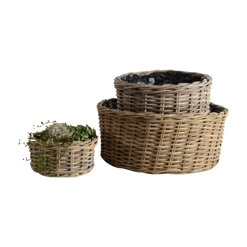 3316 - Korb mit Folie / 3-er Set