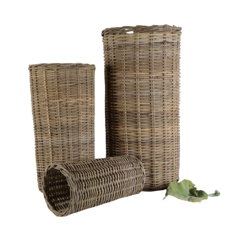 3324 - Korbvase / 3-er Set