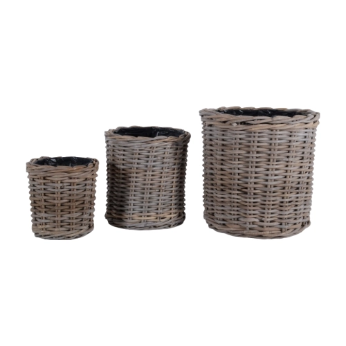 3327 - Korb mit Folie / 3-er Set